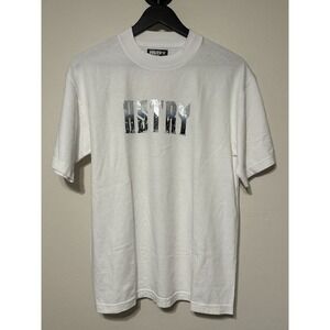 HSTRY By Nas NYC Skyline Logo Tee White Hip Hop Streetwear Shirt Small
